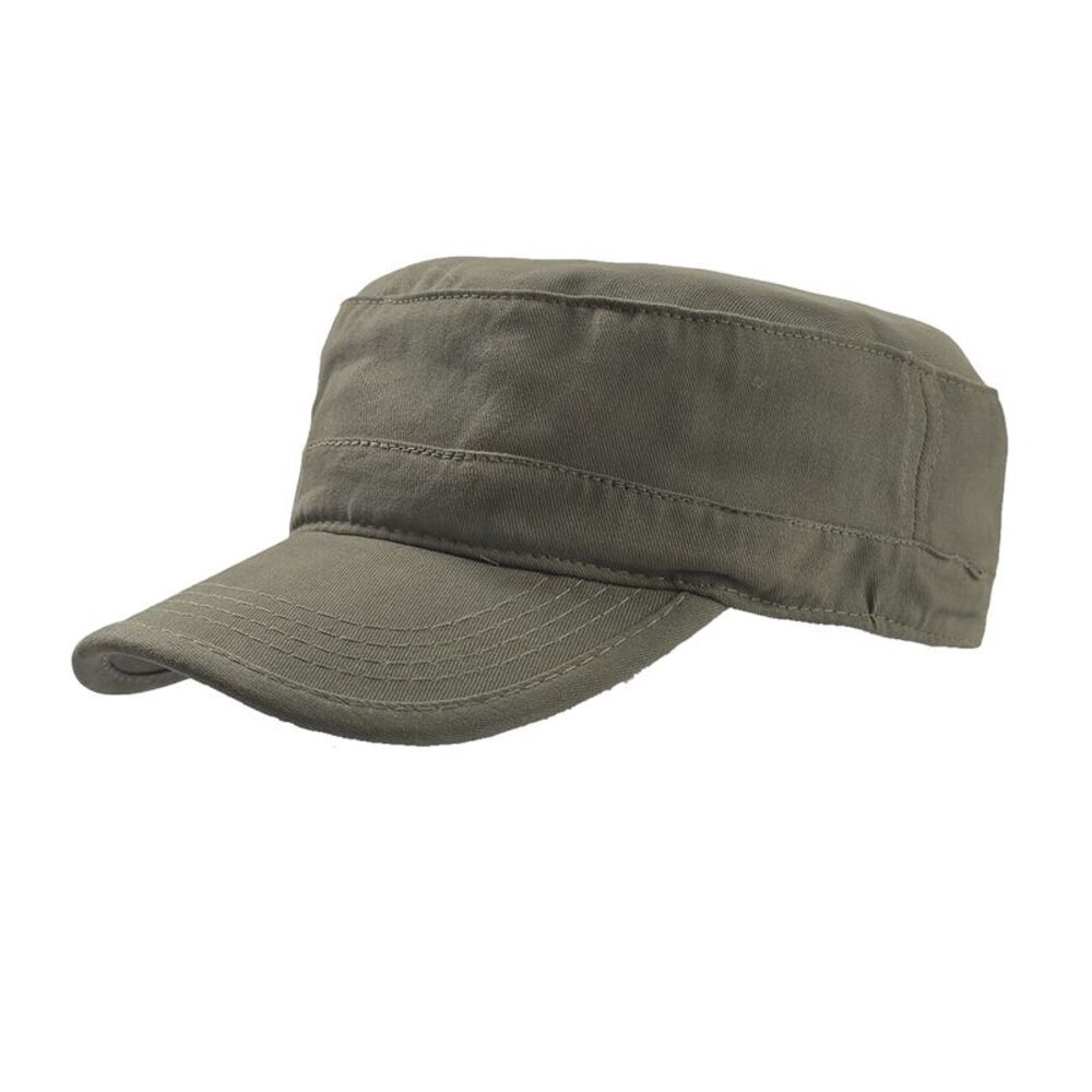 Atlantis Tank Brushed Cotton Military Cap / Olive